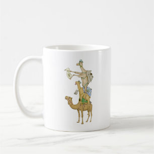 Camel trek funny pryamid coffee mug