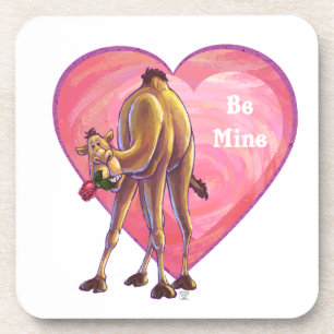 Camel Valentine's Day Coaster