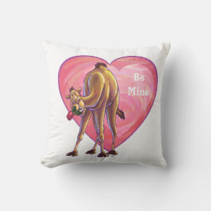 Camel Valentine's Day Cushion