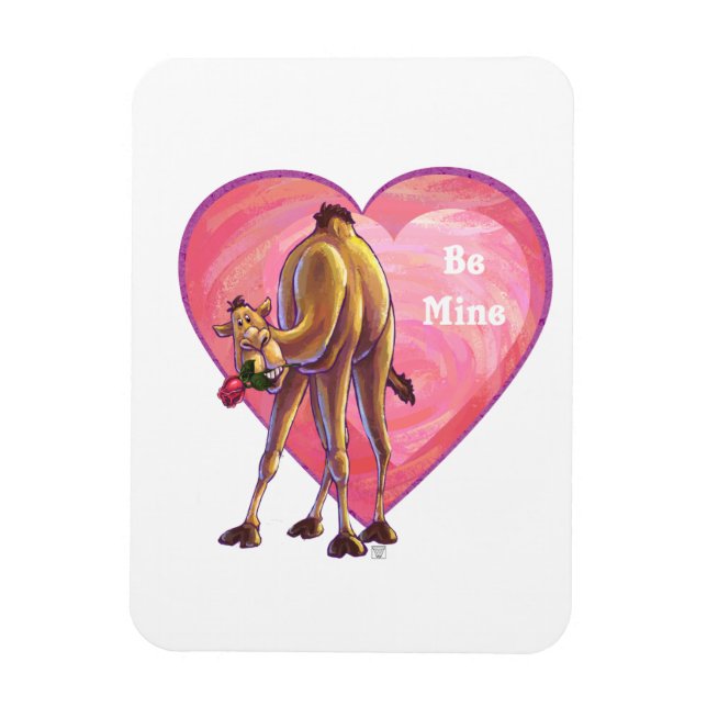 Camel Valentine's Day Magnet (Vertical)