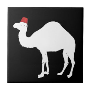 Camel Wearing A Fez Tile