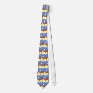 Camel Whimsical on Desert Dunes Tie