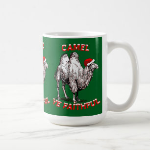 Camel Ye Faithful Fun Pun Holiday Design Coffee Mug