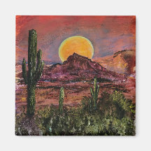 Camelback Sunset Magnet