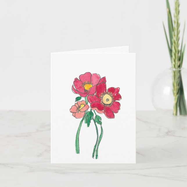 Camelia Card (Front)