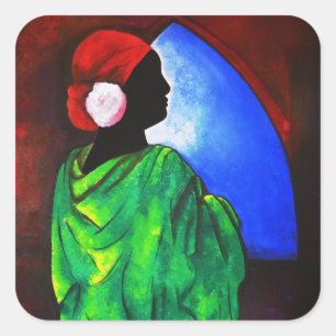 Camelia Rose 2008 Square Sticker