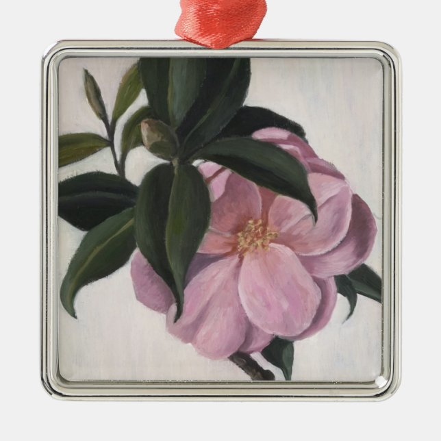 Camellia 1998 metal tree decoration (Front)