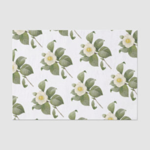 Camellia Flower Pattern Tissue Paper