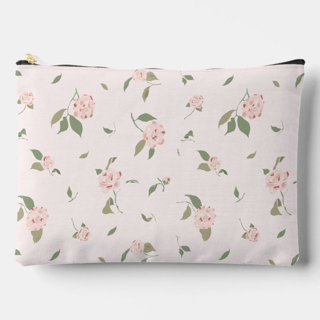 Camellia Garden Accessory Pouch (Front)