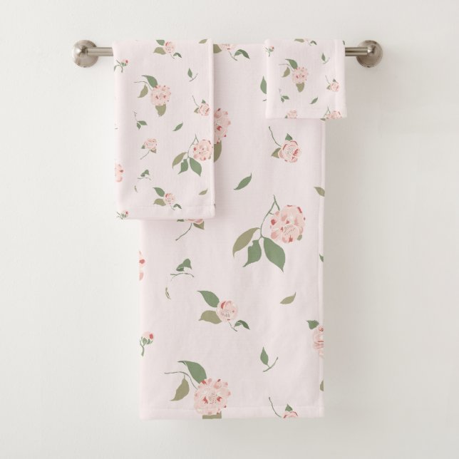 Camellia Garden Bath Towel Set (Insitu)