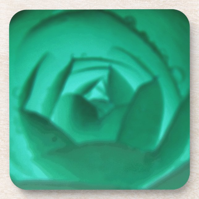 Camellia Hypnotic Cork Coaster (Front)