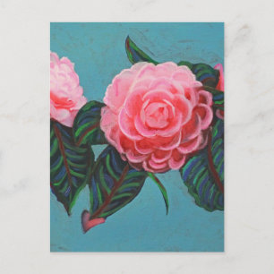 Camellia Japonica Sky Postcard