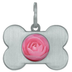 Camellia Pink Pet Tag