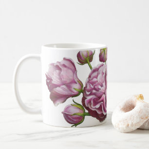 Camellia Rose Garden Flowers Coffee Mug
