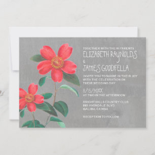 Camellia Wedding Invitations