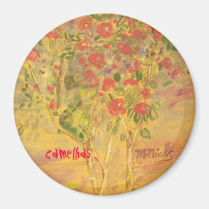 camellias sketch magnet