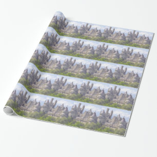 Camelot wrapping paper