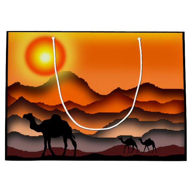 Camels 2 large gift bag (Front)