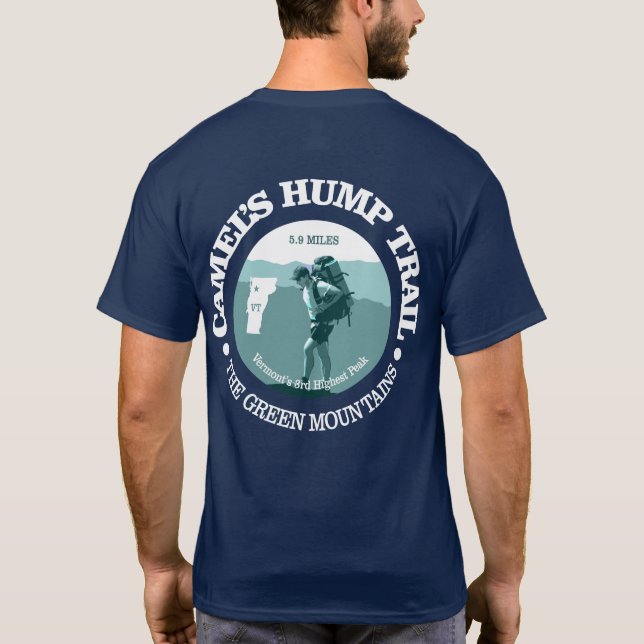 Camel's Hump Trail (T) T-Shirt (Back)