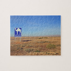 Camels sign, Tunisia Jigsaw Puzzle