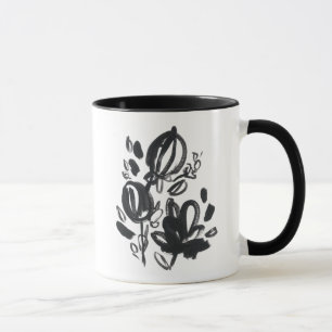 Cameo Bloom - Black and White Mug