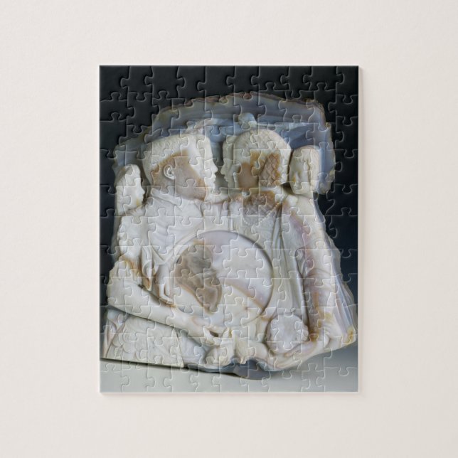 Cameo depicting Cosimo de Medici (1519-74) and his Jigsaw Puzzle (Vertical)