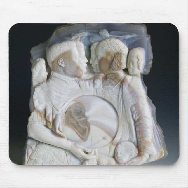 Cameo depicting Cosimo de Medici (1519-74) and his Mouse Pad (Front)
