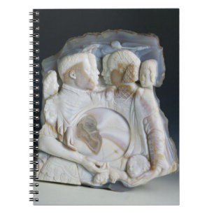 Cameo depicting Cosimo de Medici (1519-74) and his Notebook