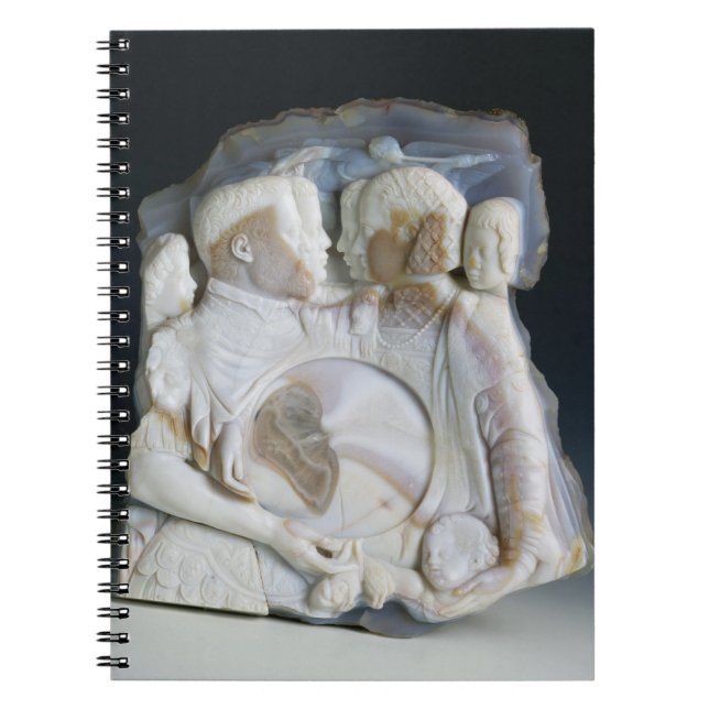 Cameo depicting Cosimo de Medici (1519-74) and his Notebook (Front)