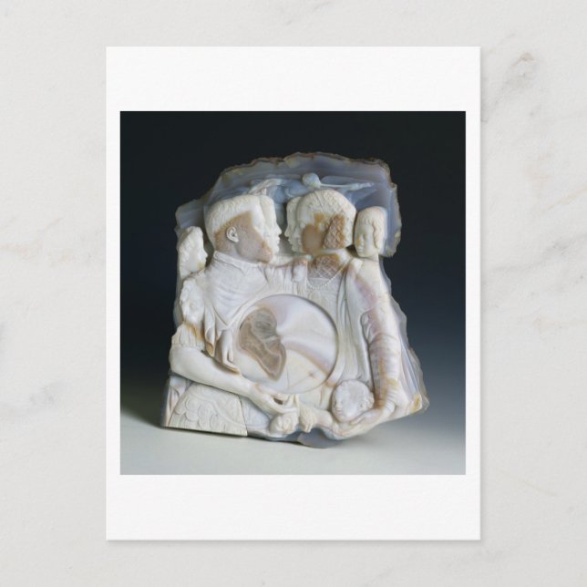 Cameo depicting Cosimo de Medici (1519-74) and his Postcard (Front)