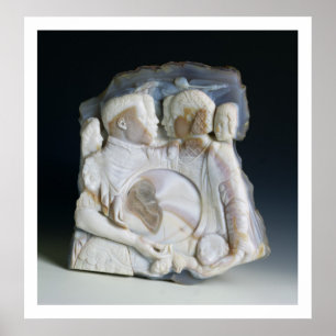 Cameo depicting Cosimo de Medici (1519-74) and his Poster