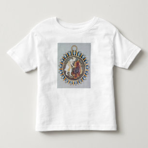 Cameo depicting Emperor Shah Jahan killing lion Toddler T-Shirt