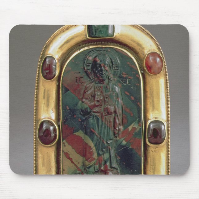 Cameo of Christ giving Blessing Mouse Pad (Front)