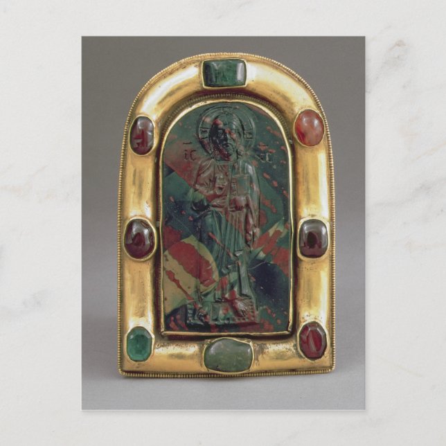 Cameo of Christ giving Blessing Postcard (Front)