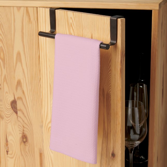  Cameo pink (solid colour)  Tea Towel (Thirds Fold)
