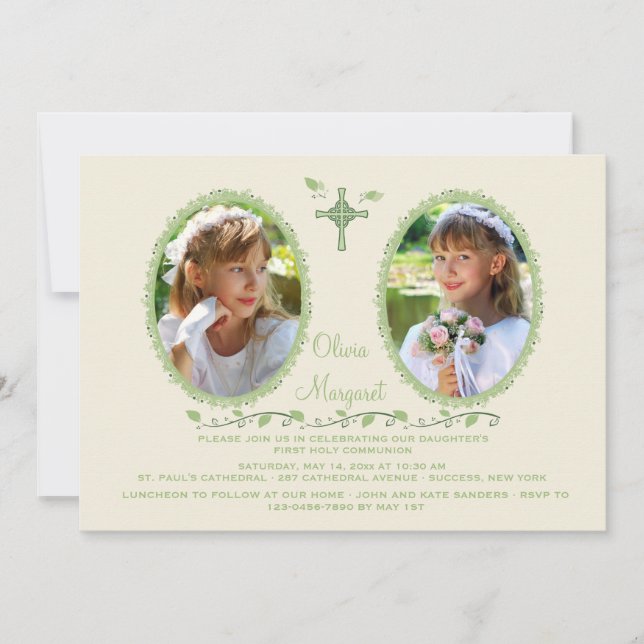 Cameo Religious Invitation (Front)