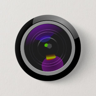Camera 6 Cm Round Badge