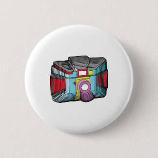 Camera 6 Cm Round Badge