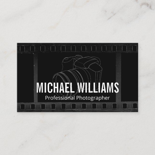 Camera and Film Business Card (Front)