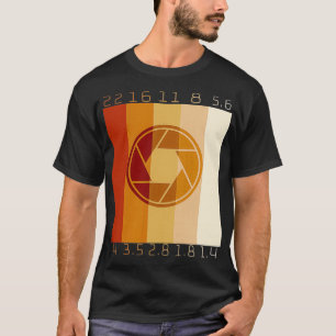 Camera Aperture Vintage Photography Colour Palett T-Shirt