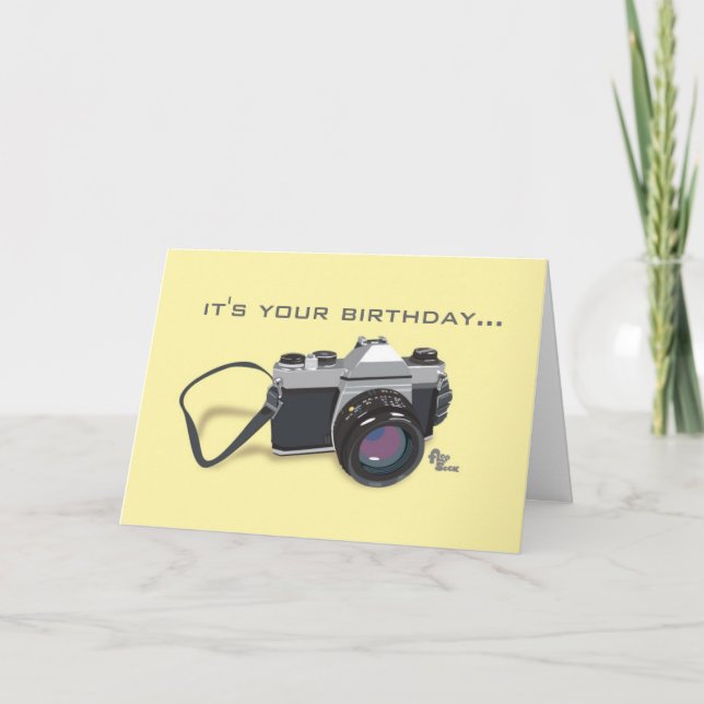 Camera Birthday Card (Front)