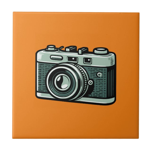 Camera Ceramic Tile (Front)