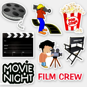 Camera Film Movie Studio Decal Stickers