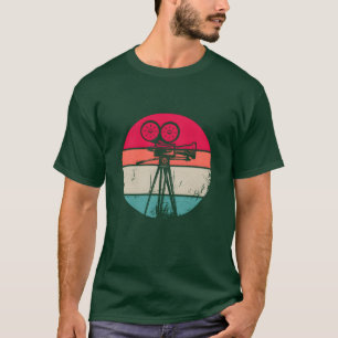 Camera Filmmaker Movie Director Vintage friends T-Shirt