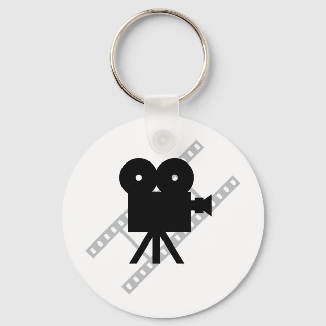 camera icon movie key ring (Front)