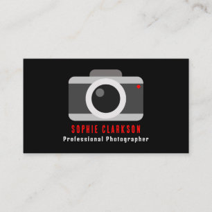Camera Icon, Photographer, Photography Business Card