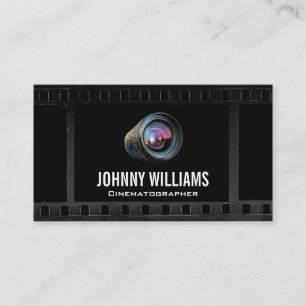 Camera Lens Film Media Business Card