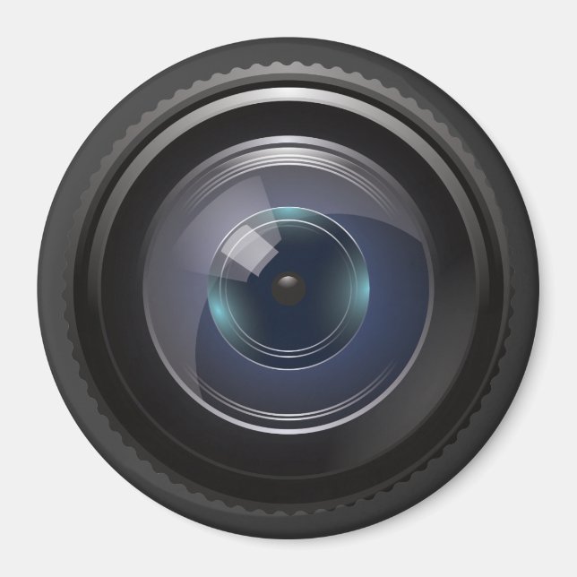 Camera Lens for the Nerd Geeks Magnet (Front)