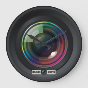 Camera Lens Large Clock