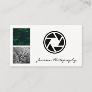 Camera Lens Outdoor Natural Photography Business Card